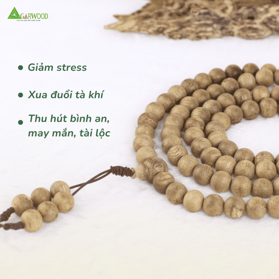 VÒNG TRẦM CHUỖI 108 HẠT